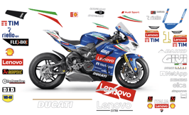 グラフィックステッカー MotoGP 2025 DUCATI Mugello