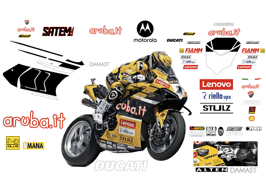 グラフィックステッカー WSBK 2023 Aruba DUCATI MISANO