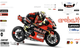 グラフィックステッカー WSBK 2022 Aruba DUCATI