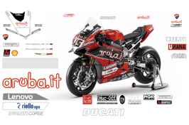 グラフィックステッカー WSBK 2021 aruba DUCATI