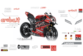 グラフィックステッカー WSBK 2020 aruba DUCATI