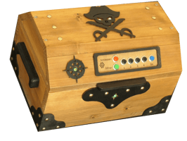 Schatztruhe Motiv Seeräuber