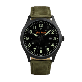 Captain`s Field Watch III Nato Grün PH-W-2040
