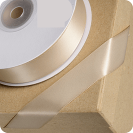 Satinband "coffee" 38mm - 5 Meter