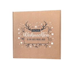 Geschenkbox "Frohe Weihnachten" groß - 29x29x9,5 cm