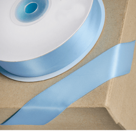 Satinband Pastel Blau  10mm, 5 Meter