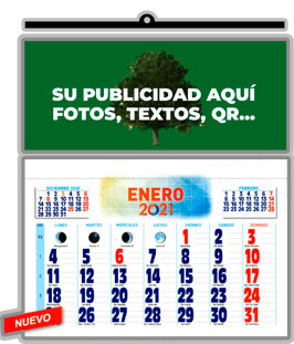 Cartela con faldilla 21,5 NOTAS