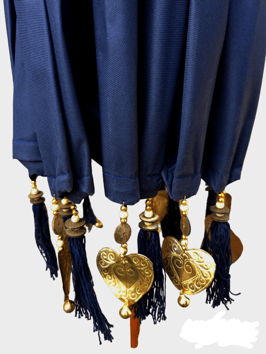 Balinese parasol Donker Blauw