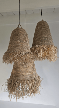 Raffia hanglamp
