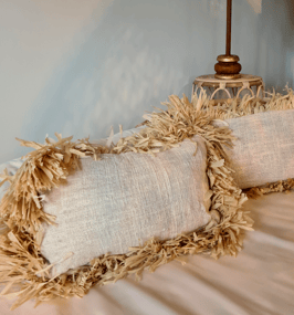 Kussen Raffia