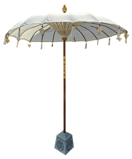 Balinese parasol Cremé