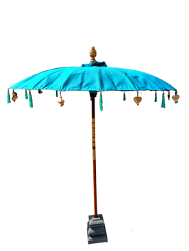 Balinese parasol Ocean Green