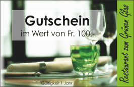 Gutschein CHF 100.-
