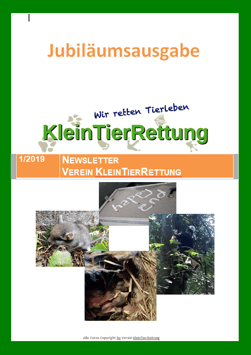 Newsletter 1/2019 Jubiläumsausgabe als Broschüre