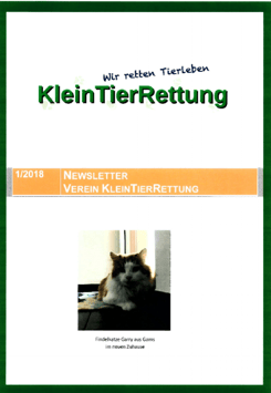 Newsletter Nr. 1/2018 als Broschüre