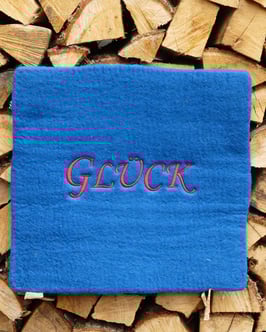 Filzkissen Glück