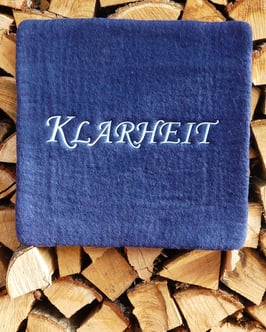 Filzkissen KLARHEIT