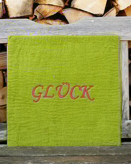 Filzkissen Glück