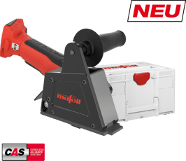 Akku-Rinnenträgerfräse mafell RF 34-18 PURE im Set