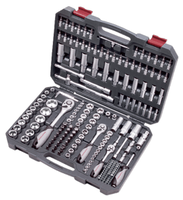 STECKSCHLÜSSEL-SATZ BASIC LINE 1/4''+3/8"+1/2'' Art. 204.104.800