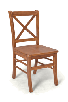 Sedia Rustica ad X