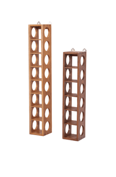 Porta Bottiglie in Teak a 8 o 6 Bottiglie
