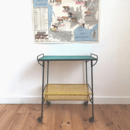 DESSERTE RANGE VINYLES SCOUBIDOU