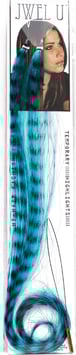 EXTENSIONS PLUME TURQUOISE