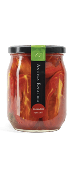 Bio-Tomatenstücke in Salzlake