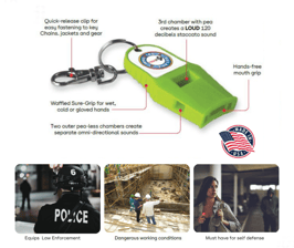 The Whistles for Life®,  Trilllerpfeife, 120db