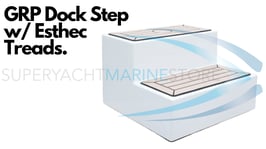 GRP Dock Steps w/ Esthec Treads