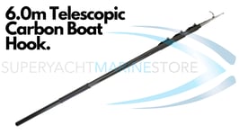 6.0m Carbon Boat Hook (Telescopic)