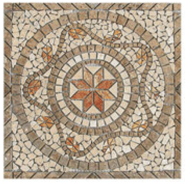 Rosone Caraibi Noce 66x66