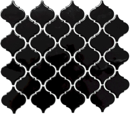 Mosaico Toscana FIRENZE NERO LUCIDO