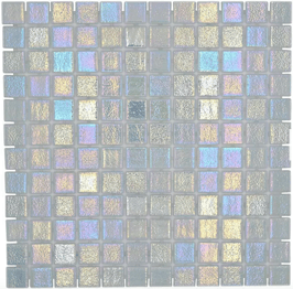 MOSAICO SHINE POOL NEVE 25mm