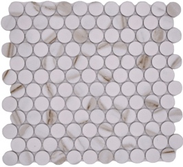 Mosaico Bottone CALACATTA