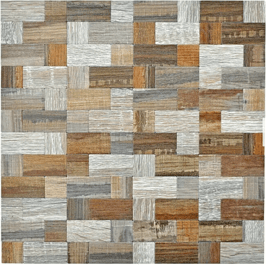 Mosaico Adesivo 50mm Brick Wood Mix