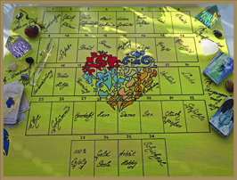 Lenormand Häuser -Profi Cardboard-