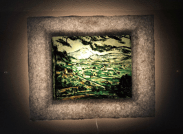 セザンヌ「ヴィクトワール山」と和紙ックセット　和紙柄AWATABE