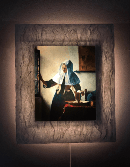 フェルメール「水差しを持つ女」と和紙ックセット　和紙柄SHINZAIKE