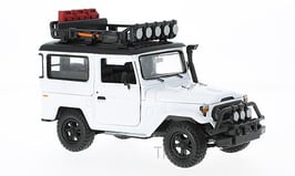 Art.Nr. 16.374 Toyota FJ40 Weiss mit Gepäckträger