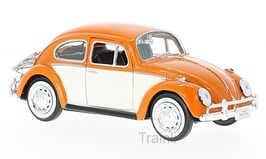 Art.Nr. 16.378 VW Käfer orange mit Heckgepäckträger 1:24