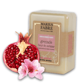 Marius Fabre Seife Granatapfel und Kirschblüte, mit Olivenöl und Sheabutter