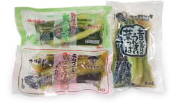 冬期限定　野沢菜漬３種おためしセット