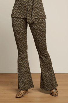 Border/Schlag-Glitzer Hose - King Louie