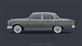 Mercedes W111 / W112 Fintail oz. Heckflosse