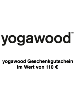 Yogawood-Geschenkgutschein Wert 110 € inkl. 19 % MwSt.