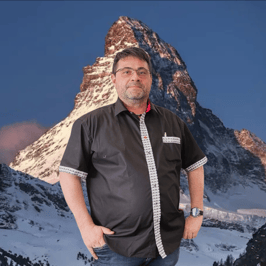 Swisstoni Hemd in schwarz mit Swisstoni Logos