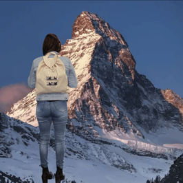 Rucksäckli WM185 Swisstoni, Farbe natural