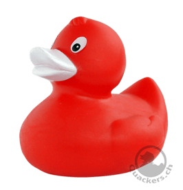 Badeente Rot